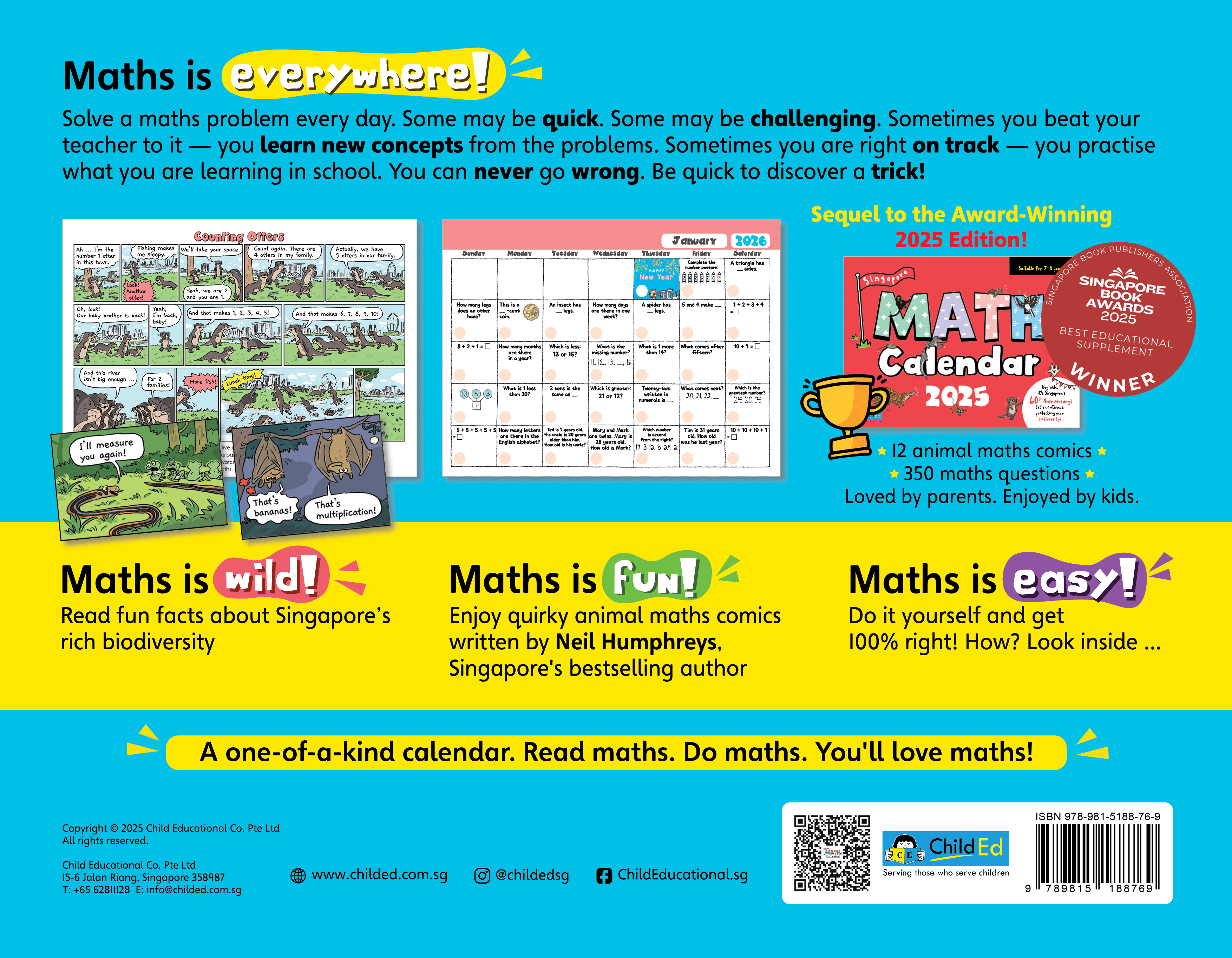 Singapore Maths Calendar 2026 (7–8 years)