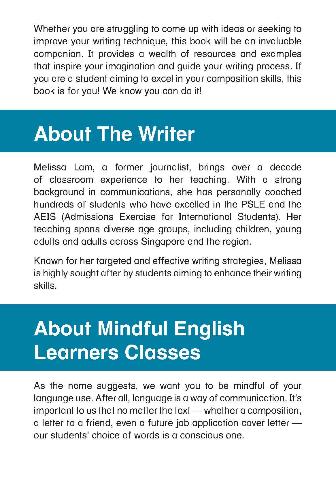LEARNING+ ENGLISH GUIDED MODEL COMPOSITIONS FOR WRITING SUCCESS