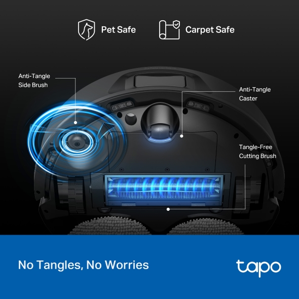 TAPO Robot Vacuum & Mop + Advanced Self-Cleaning Docking Station Tapo RV50 Omni