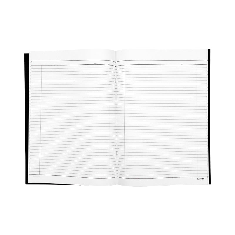FALCON A4 SIMPLY BLACK BOOK-LINE