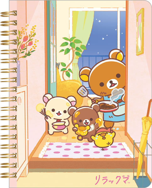 Rilakkuma B6 Spiral Notebook Ny43302