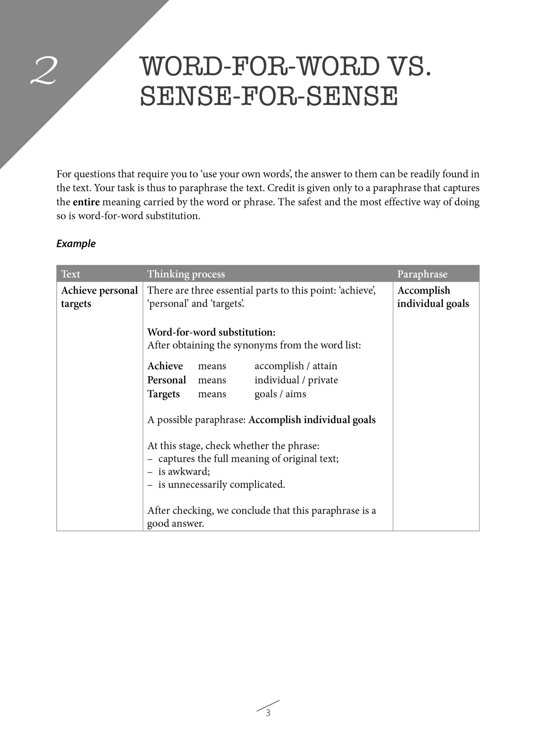 A-Level General Paper: Mastering Paraphrasing Skills