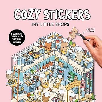 Cozy Stickers: My Little Shops (Paperback)