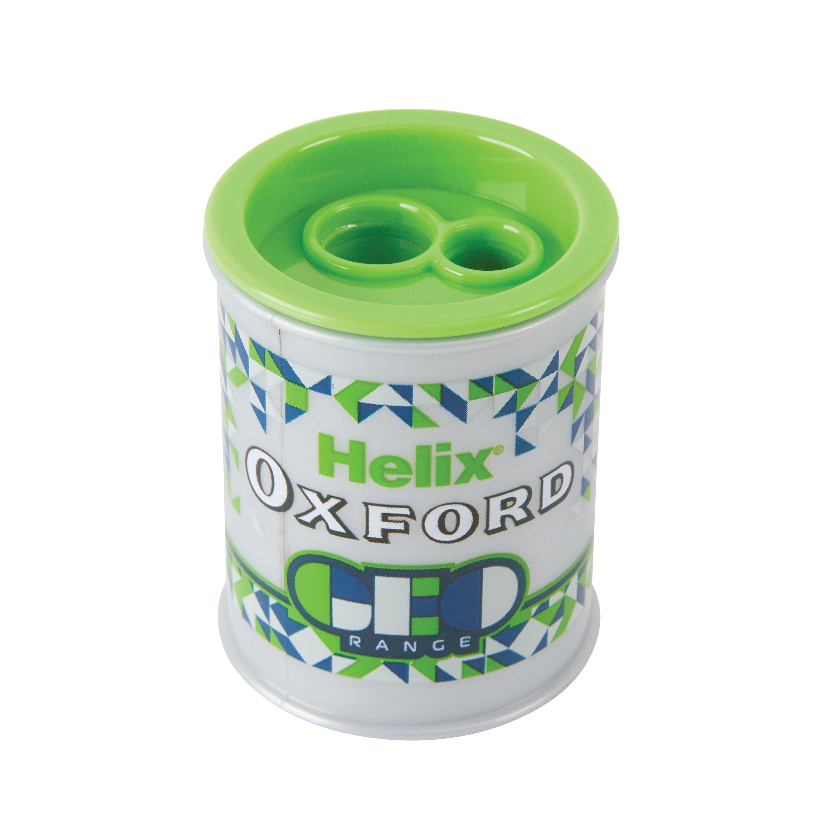 HELIX GEO BARREL SHARPENER 2 HOLES - GREEN