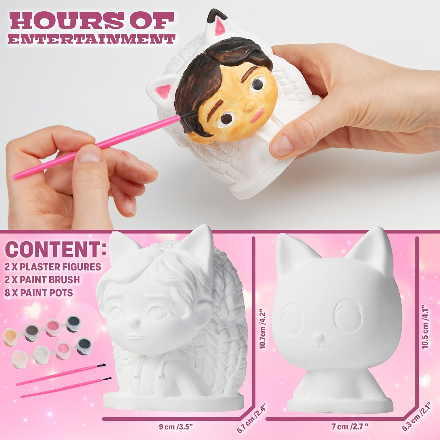 Gabby's Dollhouse Painting Kit with Figures for Painting
