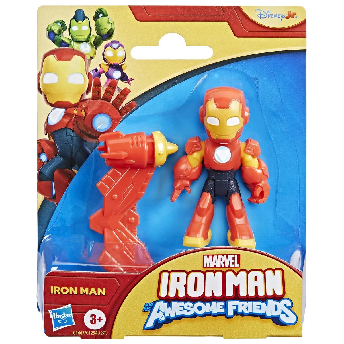 HASBRO MARVEL IRON MAN AND HIS AWESOME FRIENDS FIGURE IMF 2IN1 MECH ASSORTED ACCESSORY