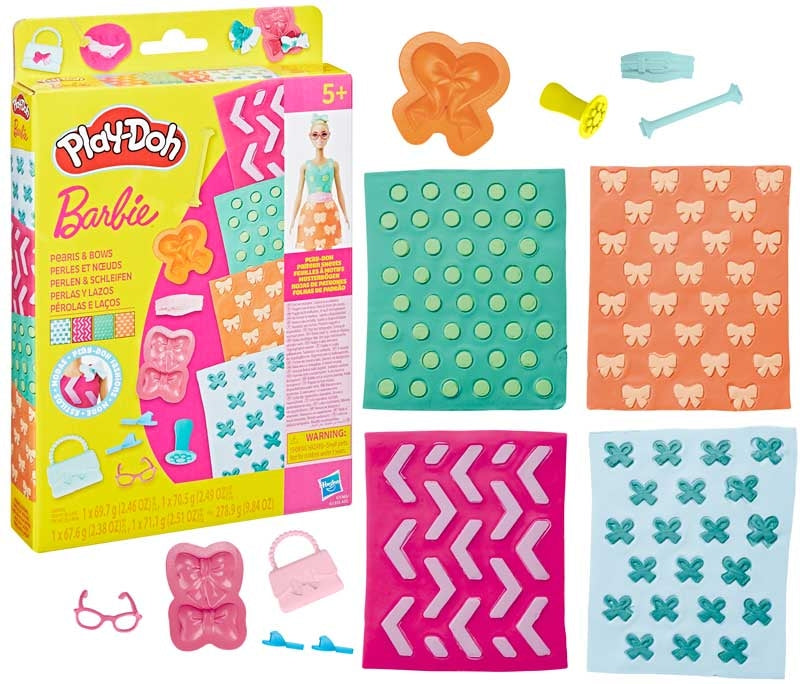 PLAYDOH BARBIE DESIGNER PATTERNS PACKS ASSORTED
