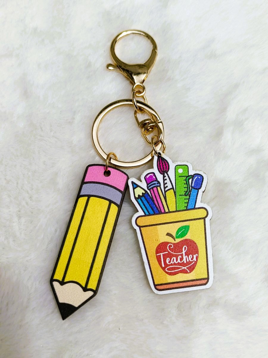 Teacher Wooden Charm Pencil