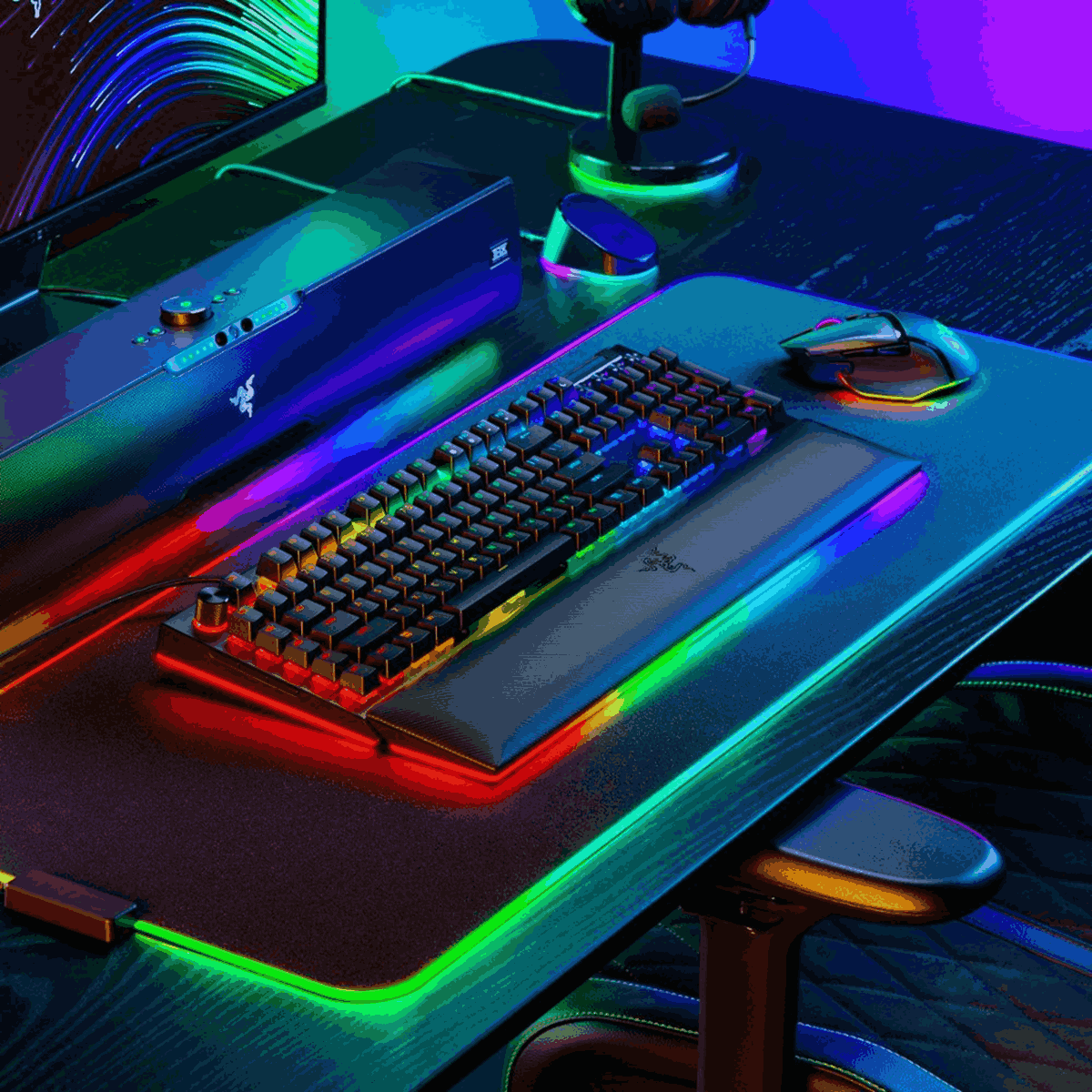 Razer BlackWidow V4 Pro Mechanical Gaming Keyboard (Yellow Switch)
