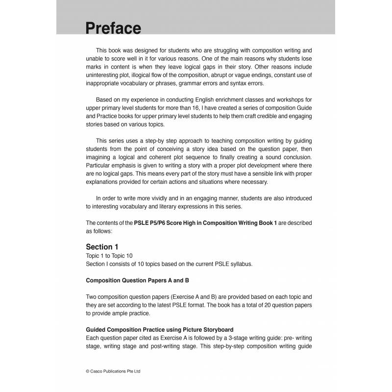 Score High in Composition Writing Primary 5/6 Book 1 – Popular Book ...