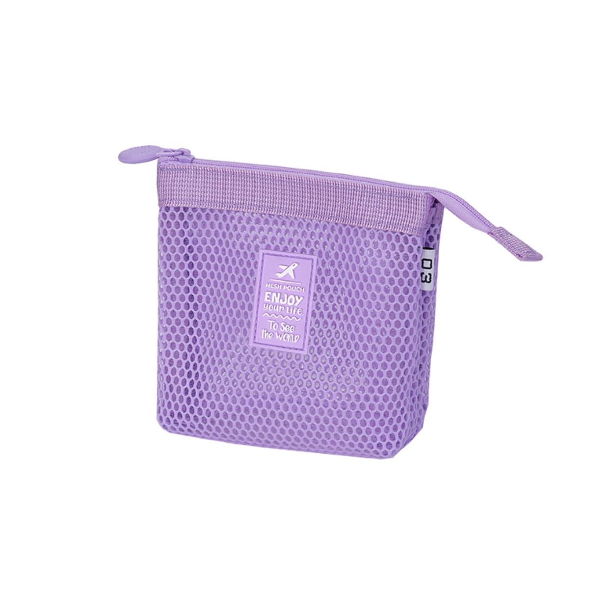 Mesh 3 POC Pouch Purple V24603-PL