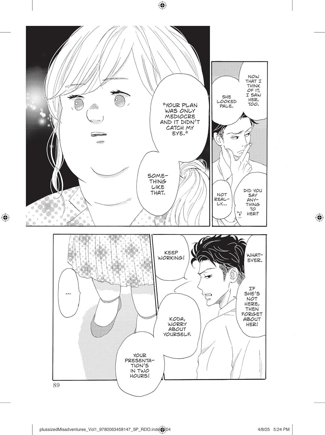Plus-Sized Misadventures in Love!, Volume 1: A Manga Series for Fans of Workplace Romance, Body Positivity, and Friends to Lovers Narratives (Paperback)