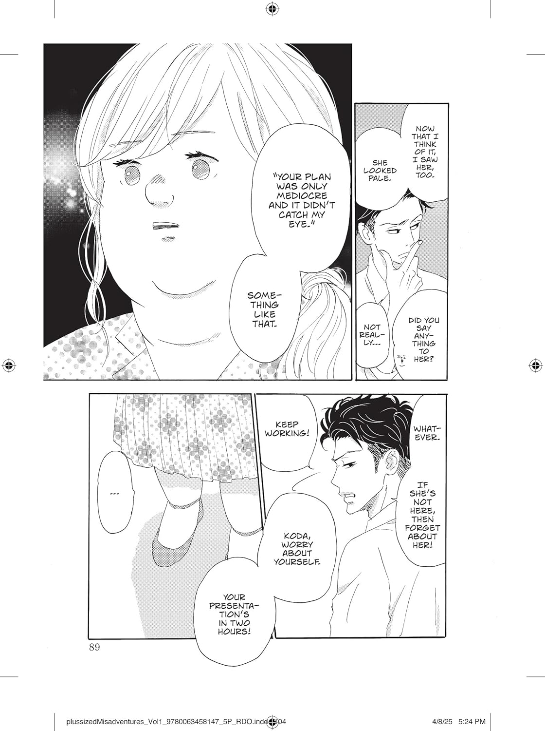 Plus-Sized Misadventures in Love!, Volume 1: A Manga Series for Fans of Workplace Romance, Body Positivity, and Friends to Lovers Narratives (Paperback)
