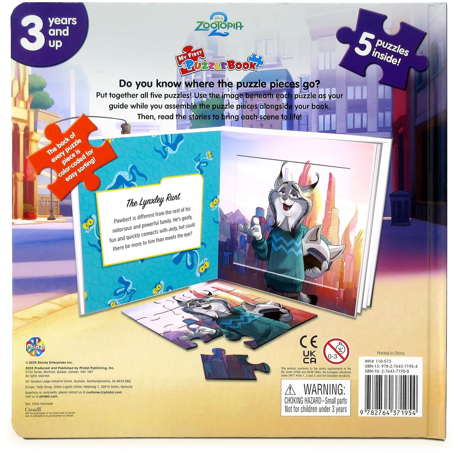 Disney Zootopia 2 My First Puzzle Book (Novelty Book – Picture Book)