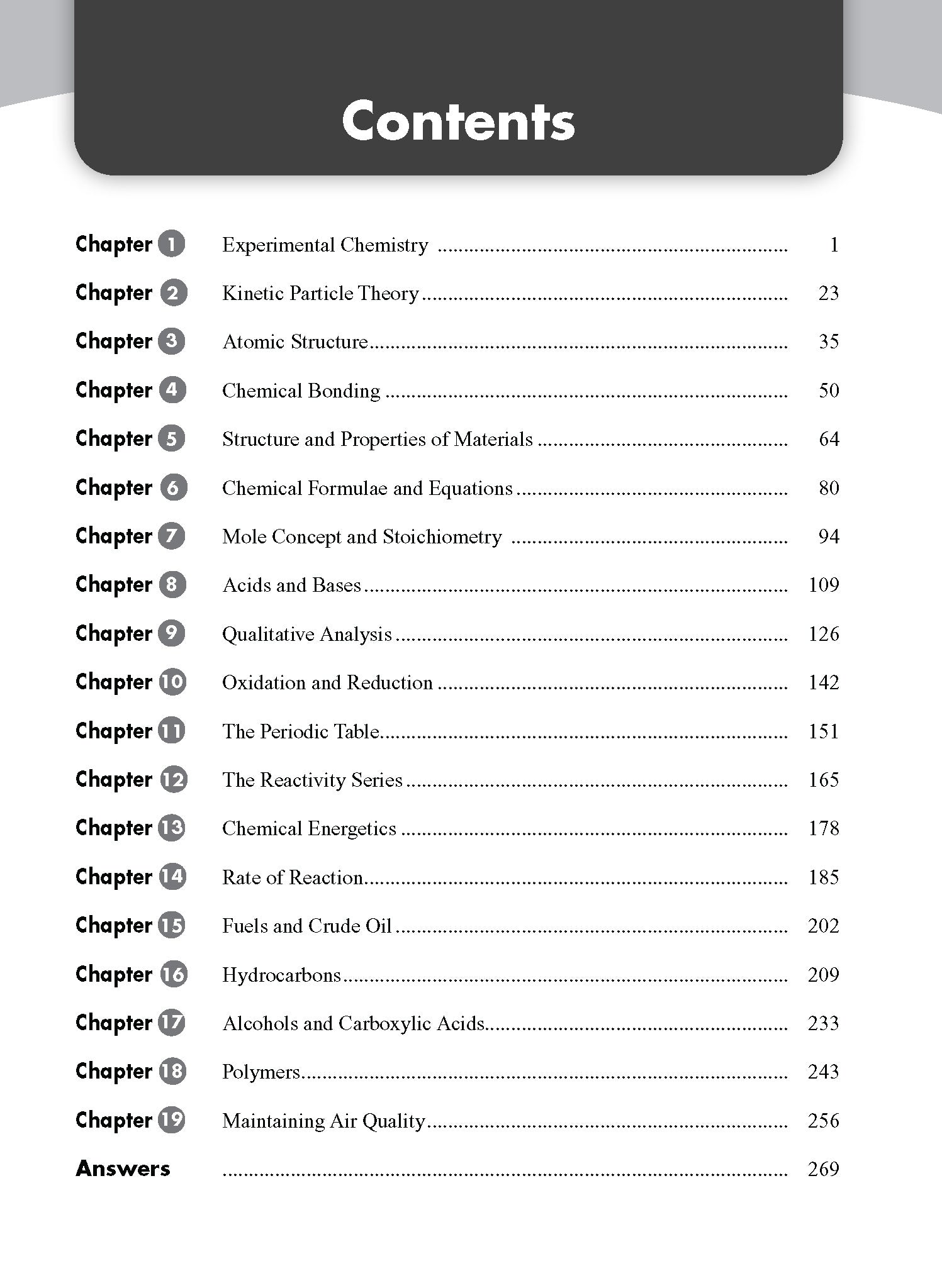 O/N Level (G3/G2) Science Chemistry Fast Forward