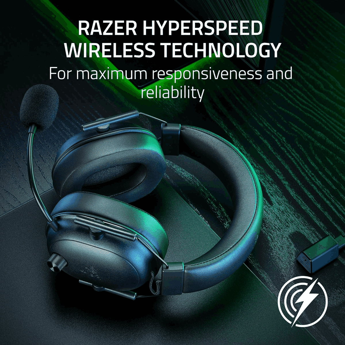 Razer BlackShark V2 HyperSpeed Wireless Ultra-Lightweight Esports Headset