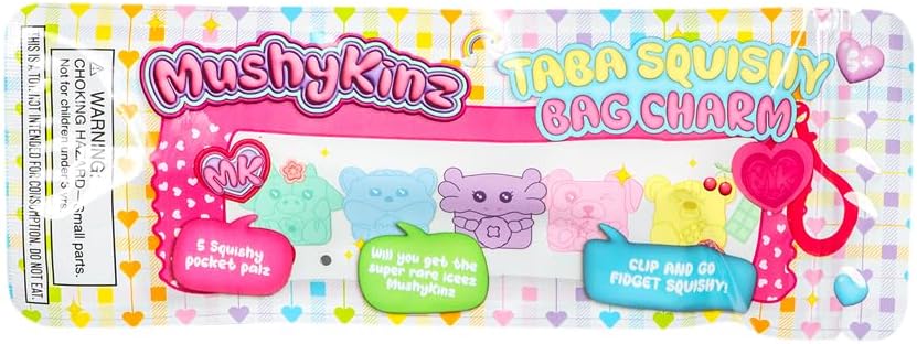 MUSHYKINZ KEYCHAIN BAG CHARM ASSORTED
