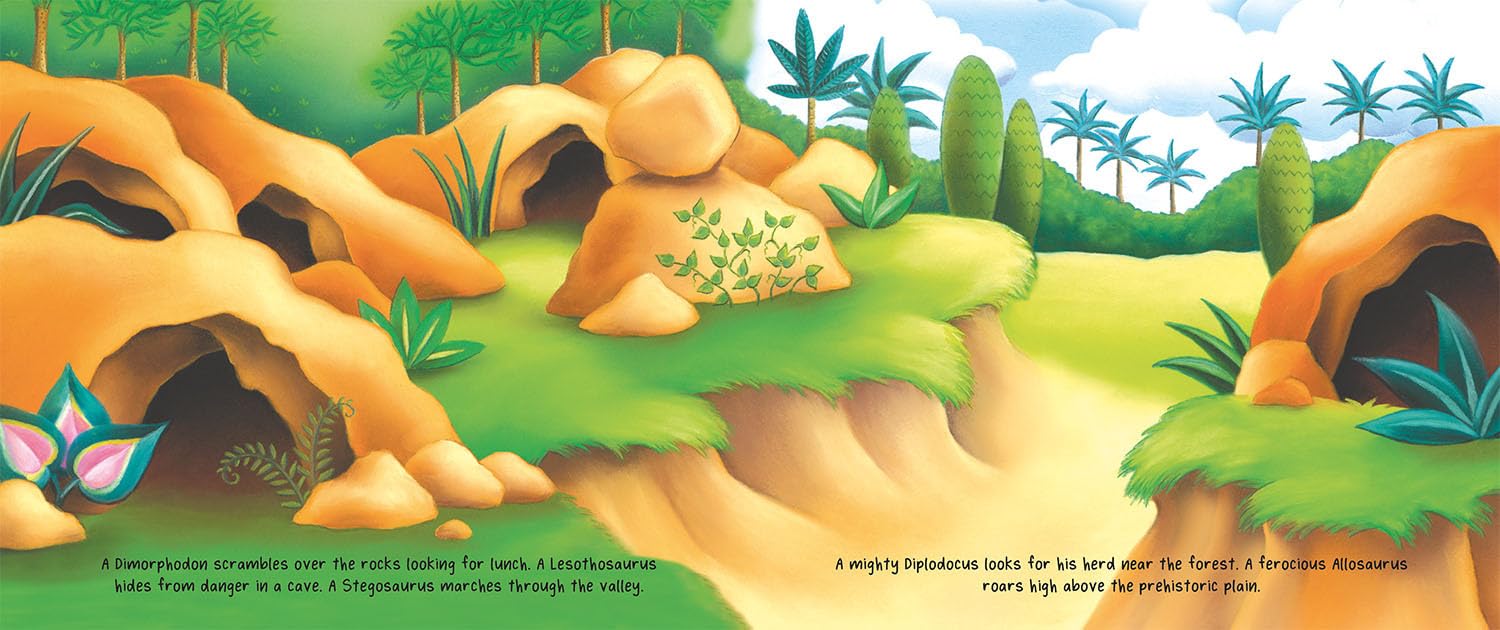 Two Windmills Limited Magnetic Dinosaur Island (Magnetic Play Learn) (Hardcover)