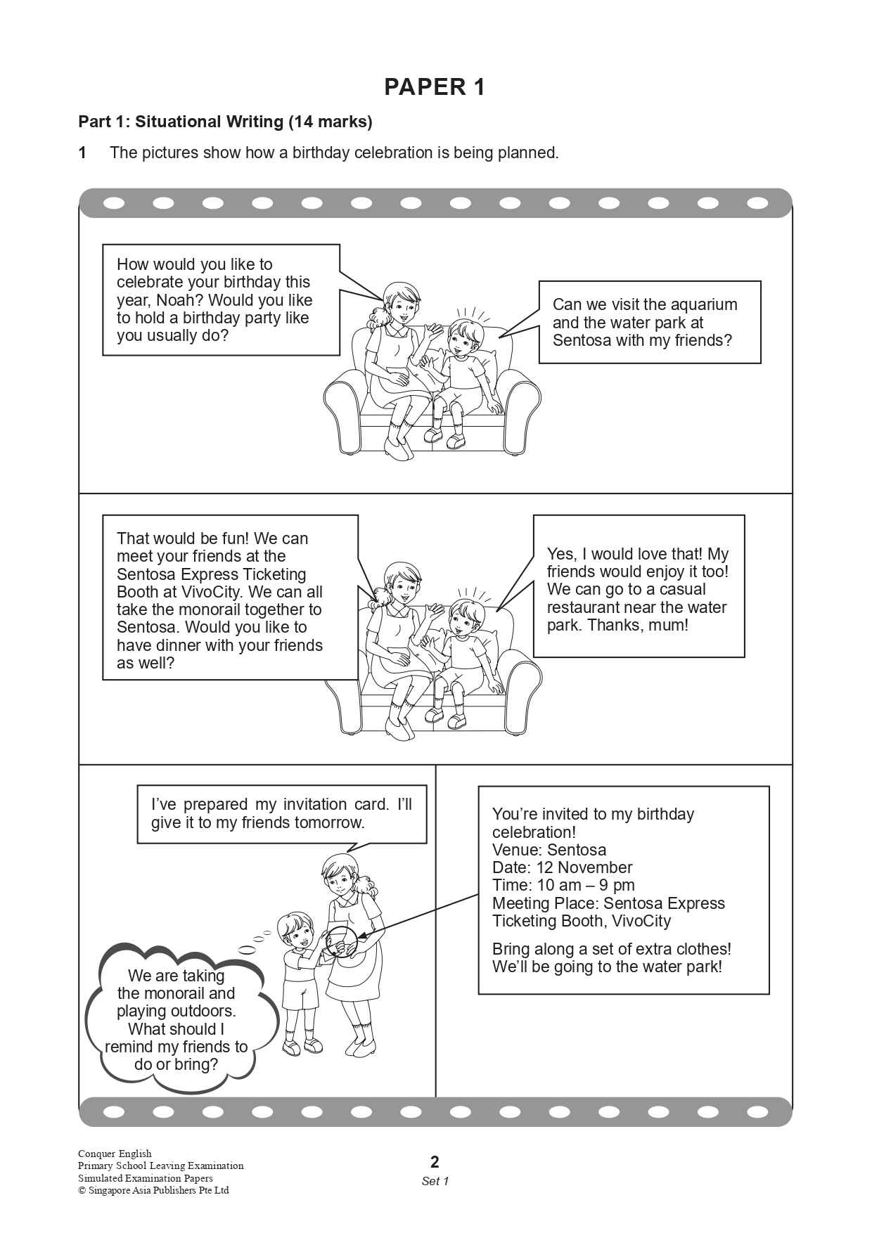 PSLE Conquer English Simulated Examination Papers - 3rd Edition