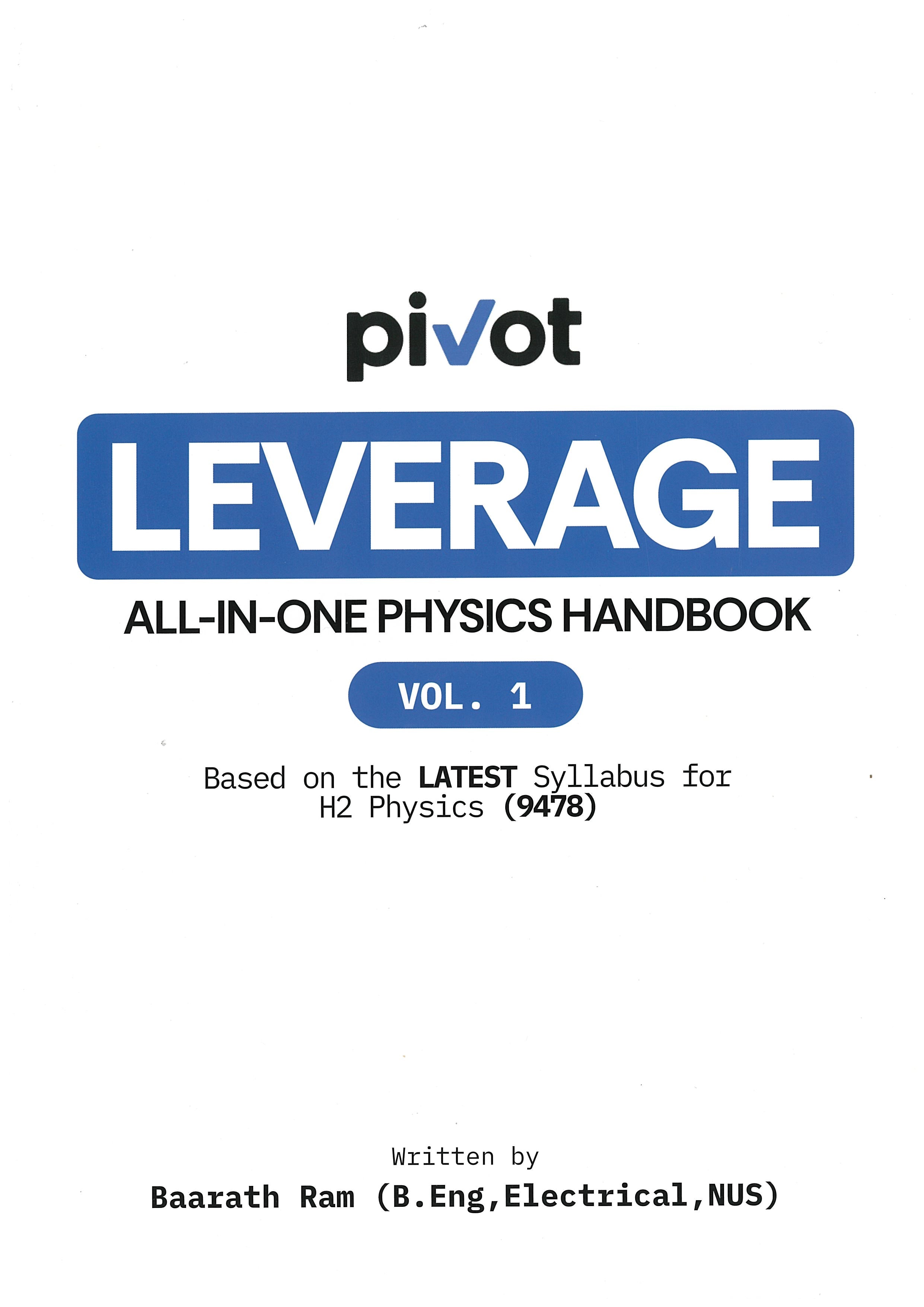 Pivot Leverage All In One Physics Handbook Vol 1