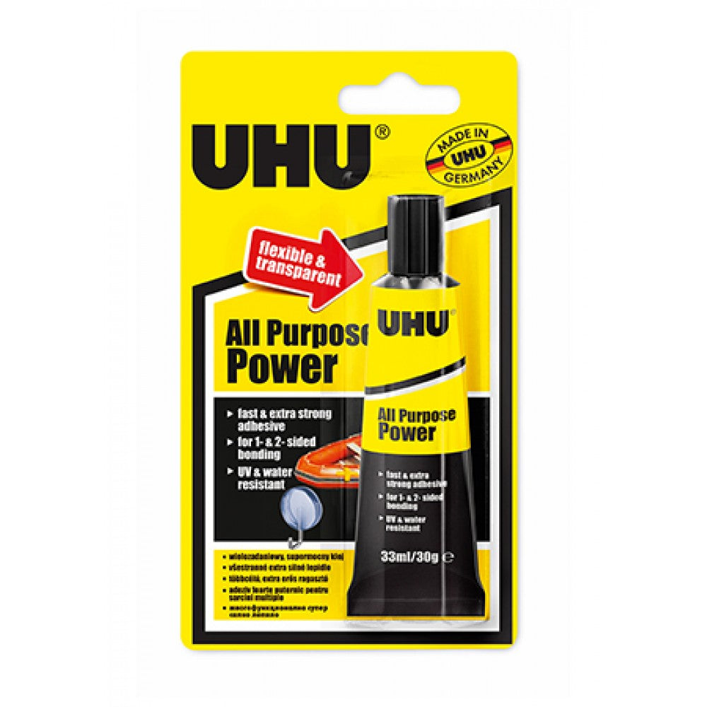 UHU All Purpose Power Transparent 33ml-37655