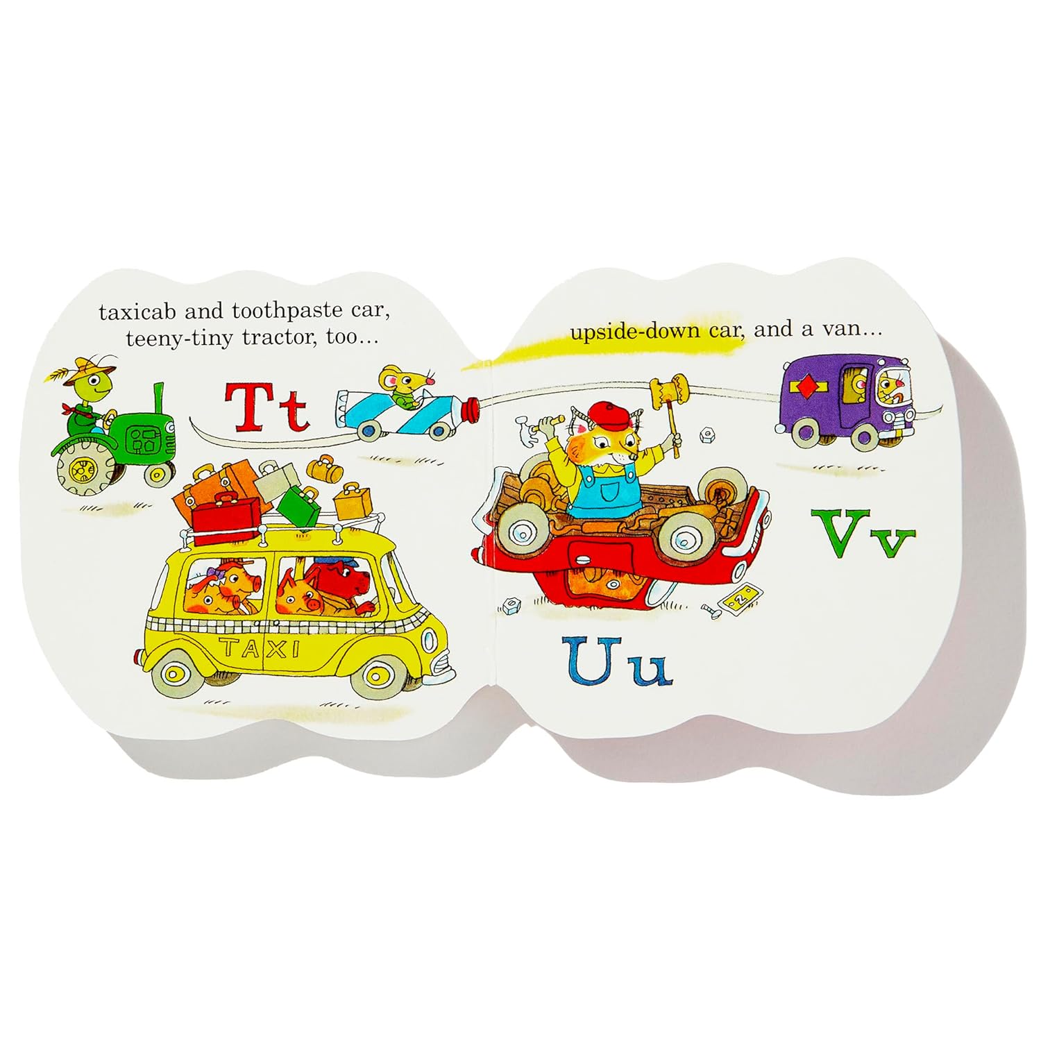 Richard Scarry's Cars and Trucks from A to Z (Board Book)