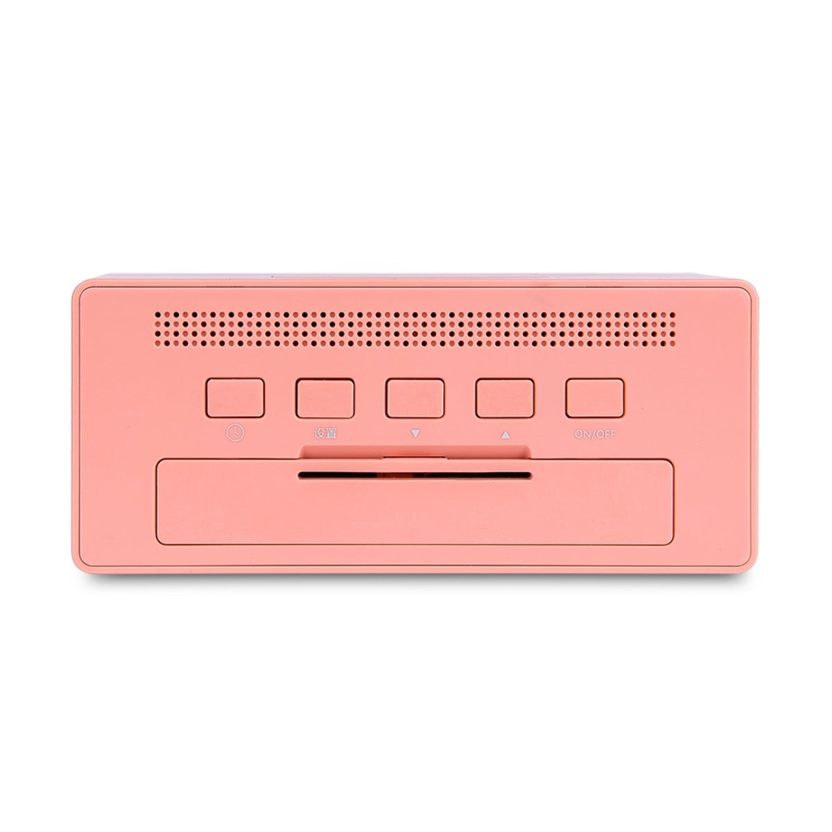 Deli Nusign Alarm Clock Light Red NS881