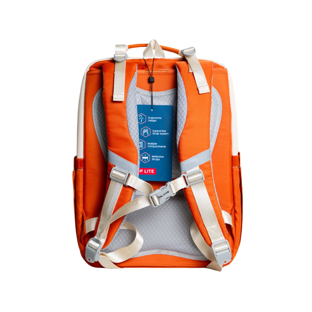Pop Lite Ergonomic School Backpack – Orange