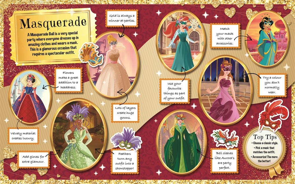 Disney Princess Design and Create Sketchpad (Paperback)