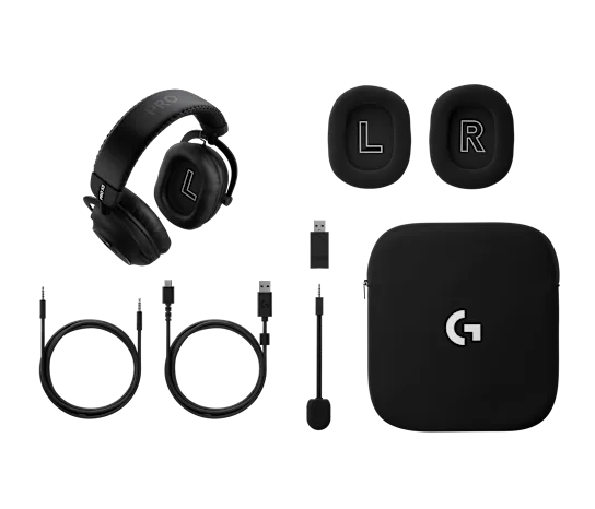 Logitech PRO X3 LIGHTSPEED LIGHTSPEED Wireless 7.1 Gaming Headset with Bluetooth - Black