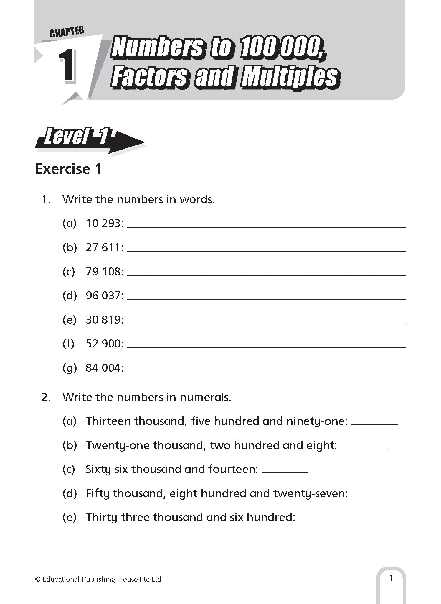 Primary 4 Intensive Maths Drills