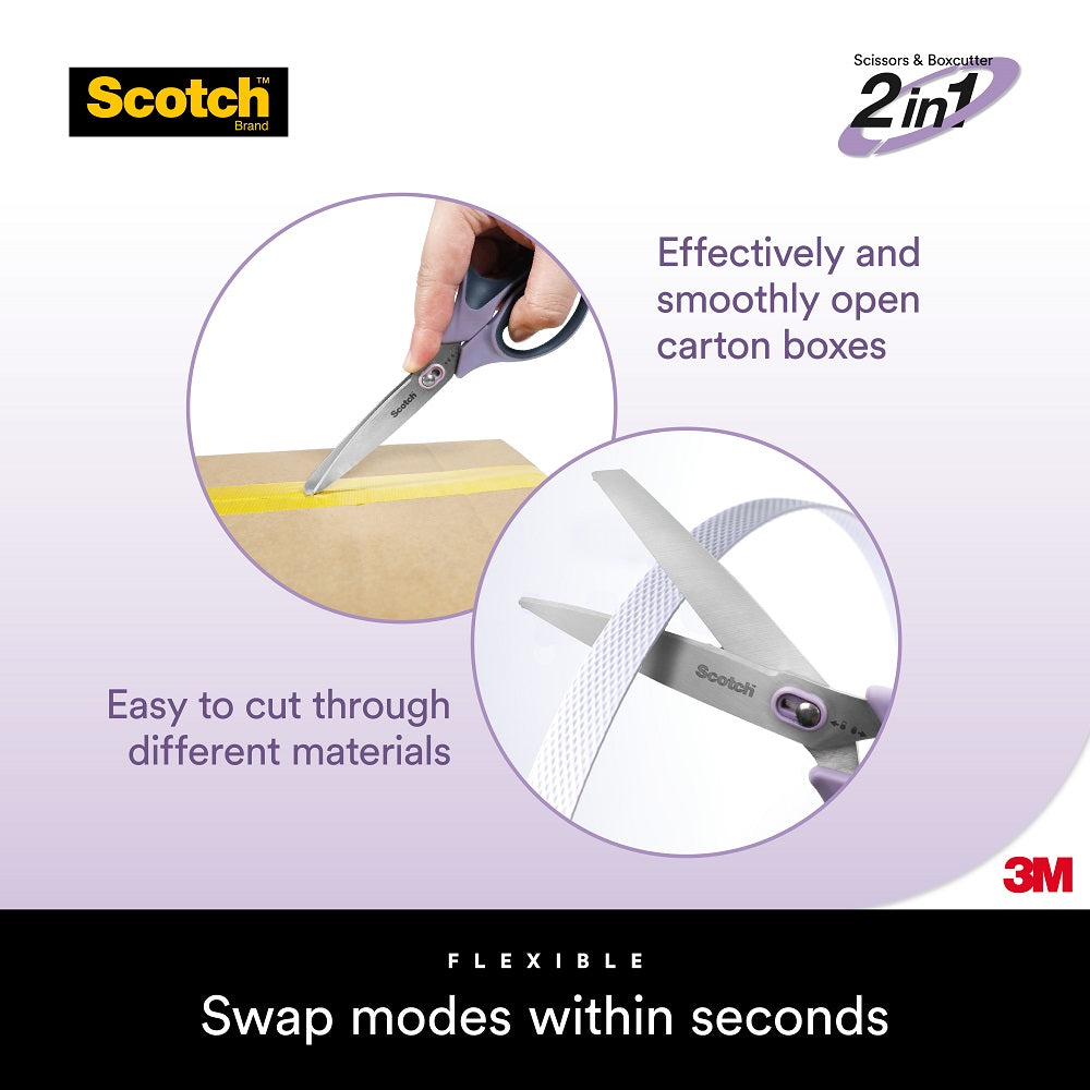 Scotch™ 1487 Stainless Steel Unboxing Scissors 7"