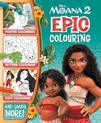 DISNEY MOANA 2: EPIC COLOURING