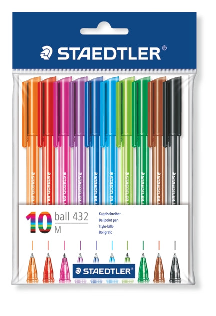 Staedtler 432 35 Ball Pen 10 pcs