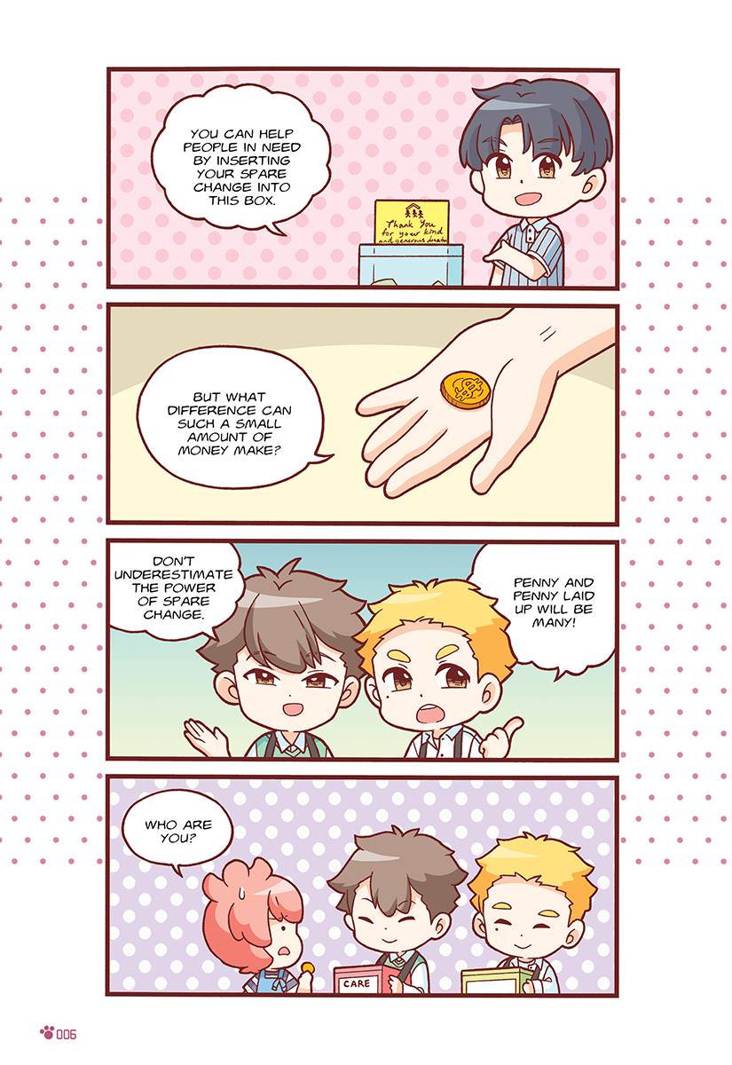 Candy Cuties Series 20: Gold Chocolate Coins: Topic: Kindness