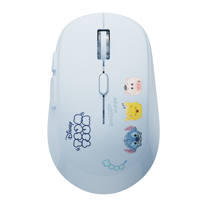 Disney Qs-ms01 Dual-Mode Mouse (Wireless /Bluetooth) Stitch 