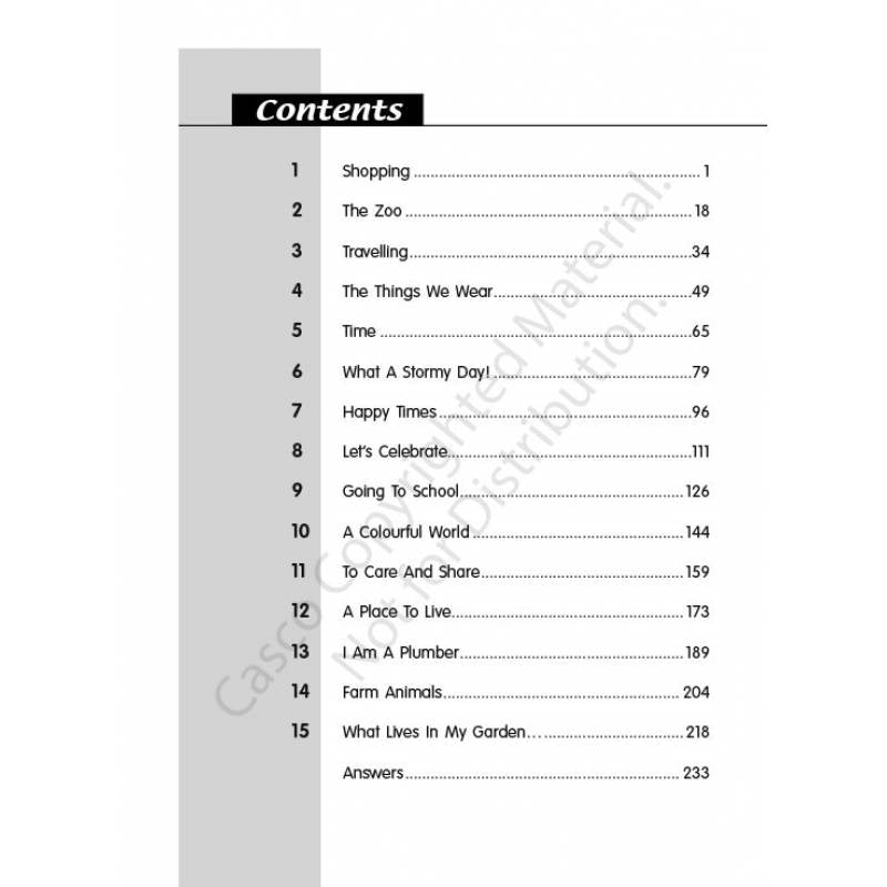 Primary 1 Vocabulary Workbook 1