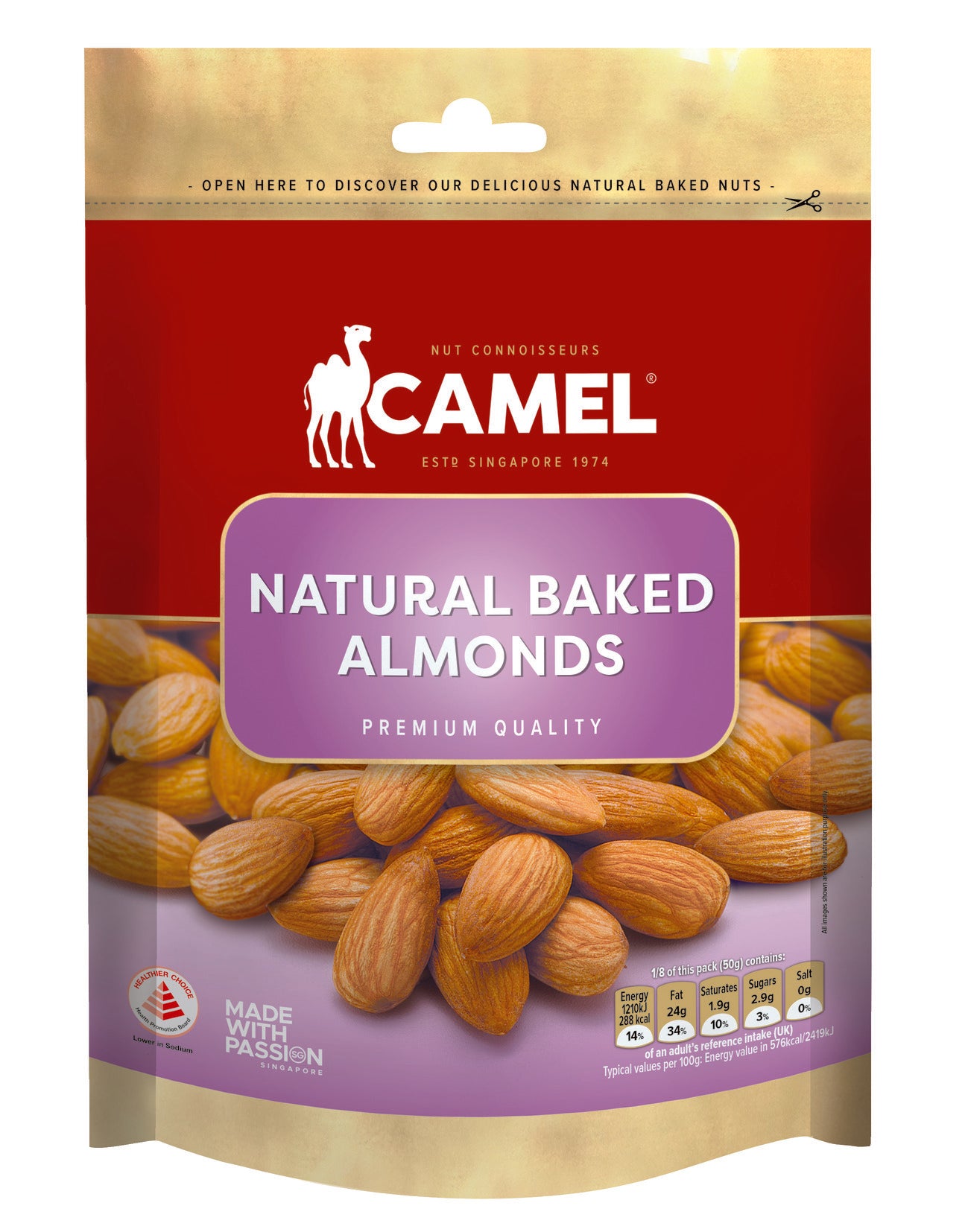 Camel Natural Almond  400g ( Hc )