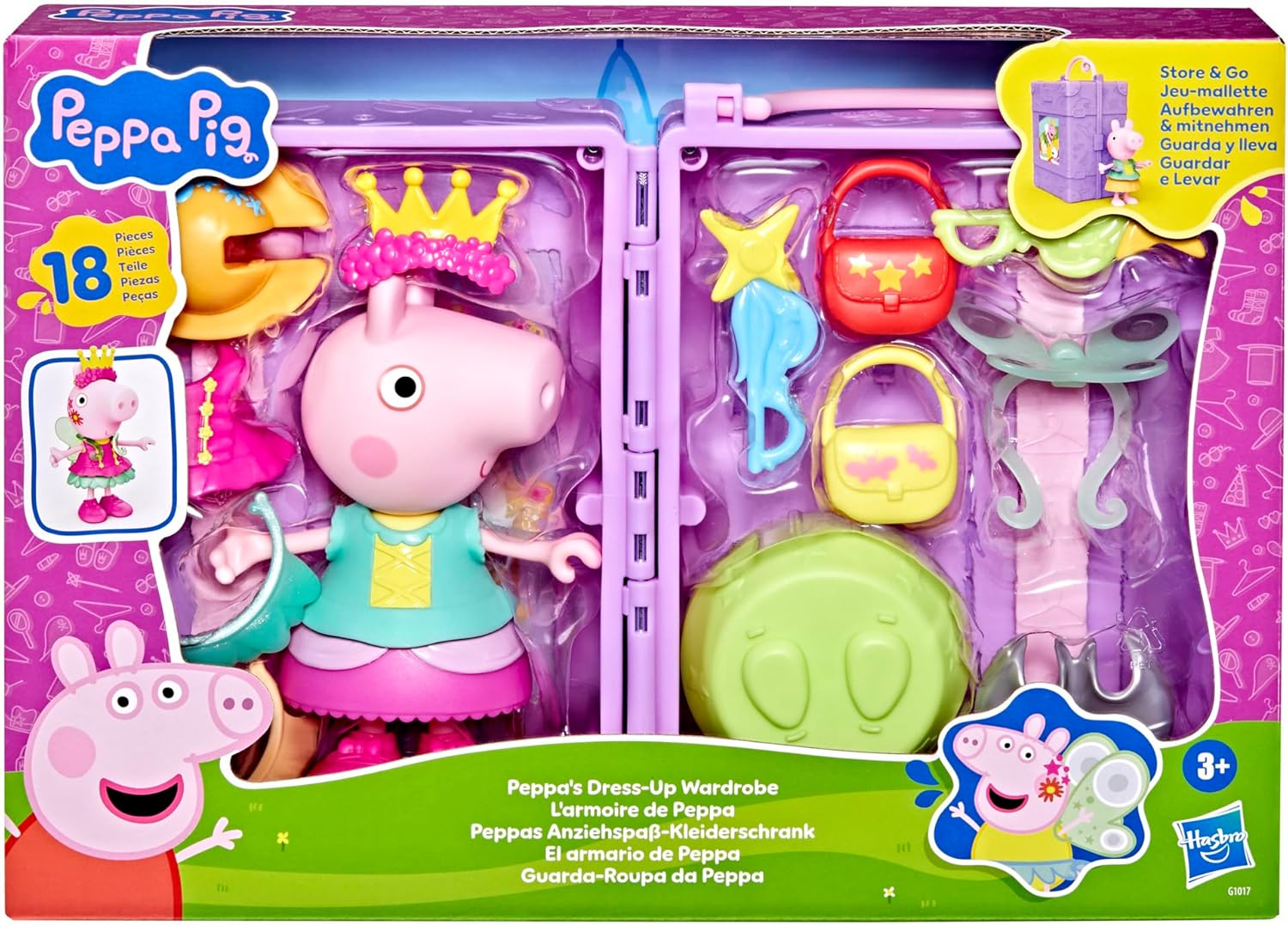 HASBRO PEPPA PIG PEPPAS DRESS UP WARDROBE PLAYSET