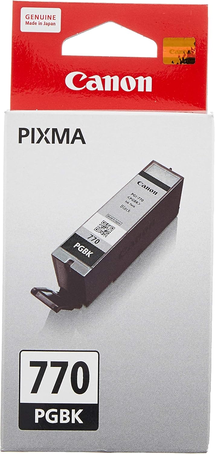 Canon PGI-770 PGBK Original Black (Text) Standard Yield Ink Cartridge