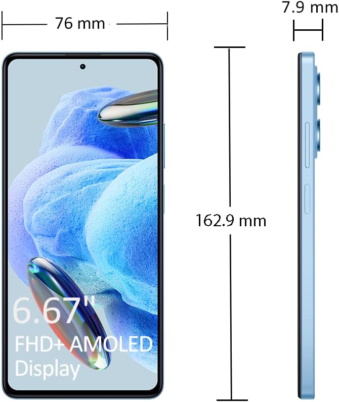 Xiaomi Redmi Note 12 Pro 5G (8GB RAM/256GB Storage) (Sky Blue)