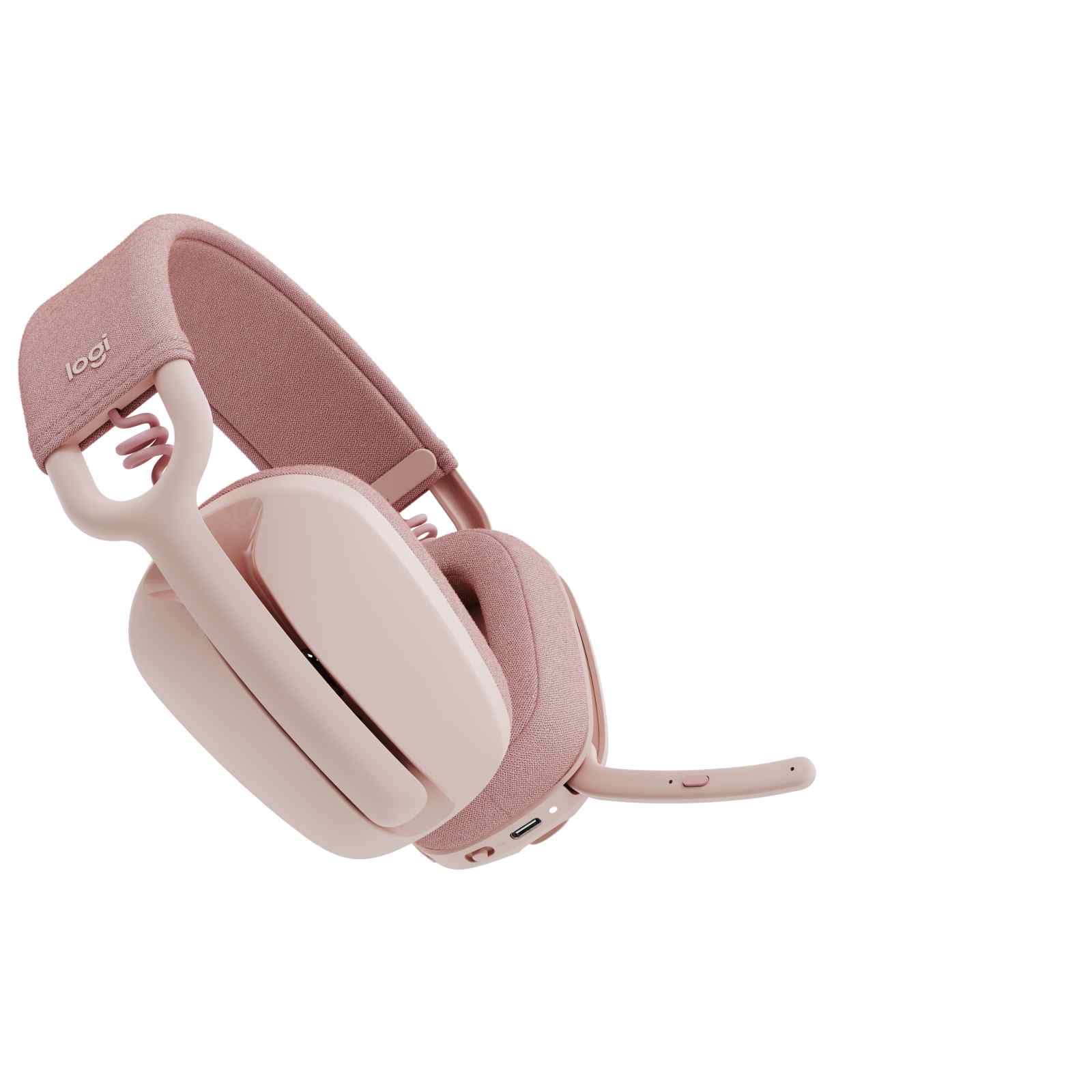 Logitech Zone Vibe 100 Wireless Headphones Rose