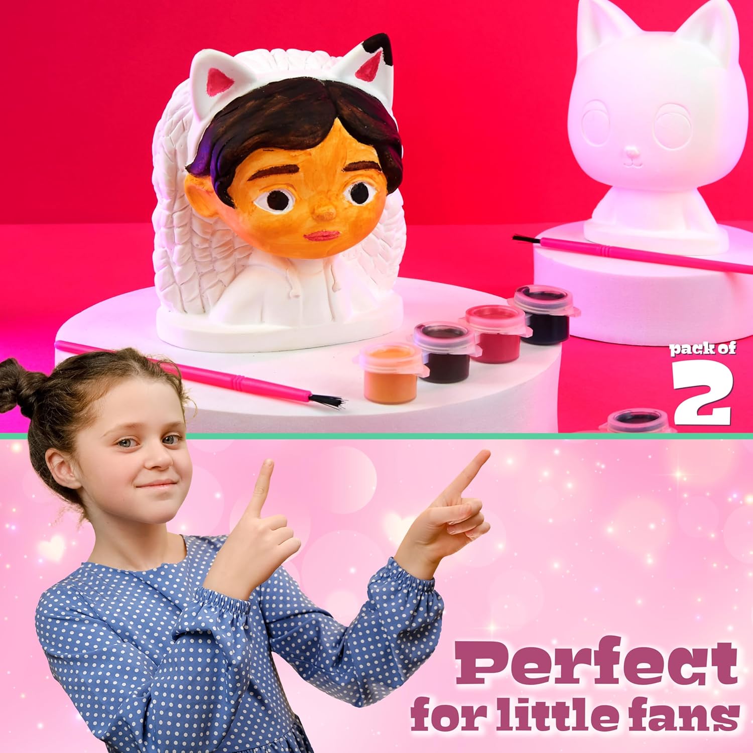 Gabby's Dollhouse Painting Kit with Figures for Painting