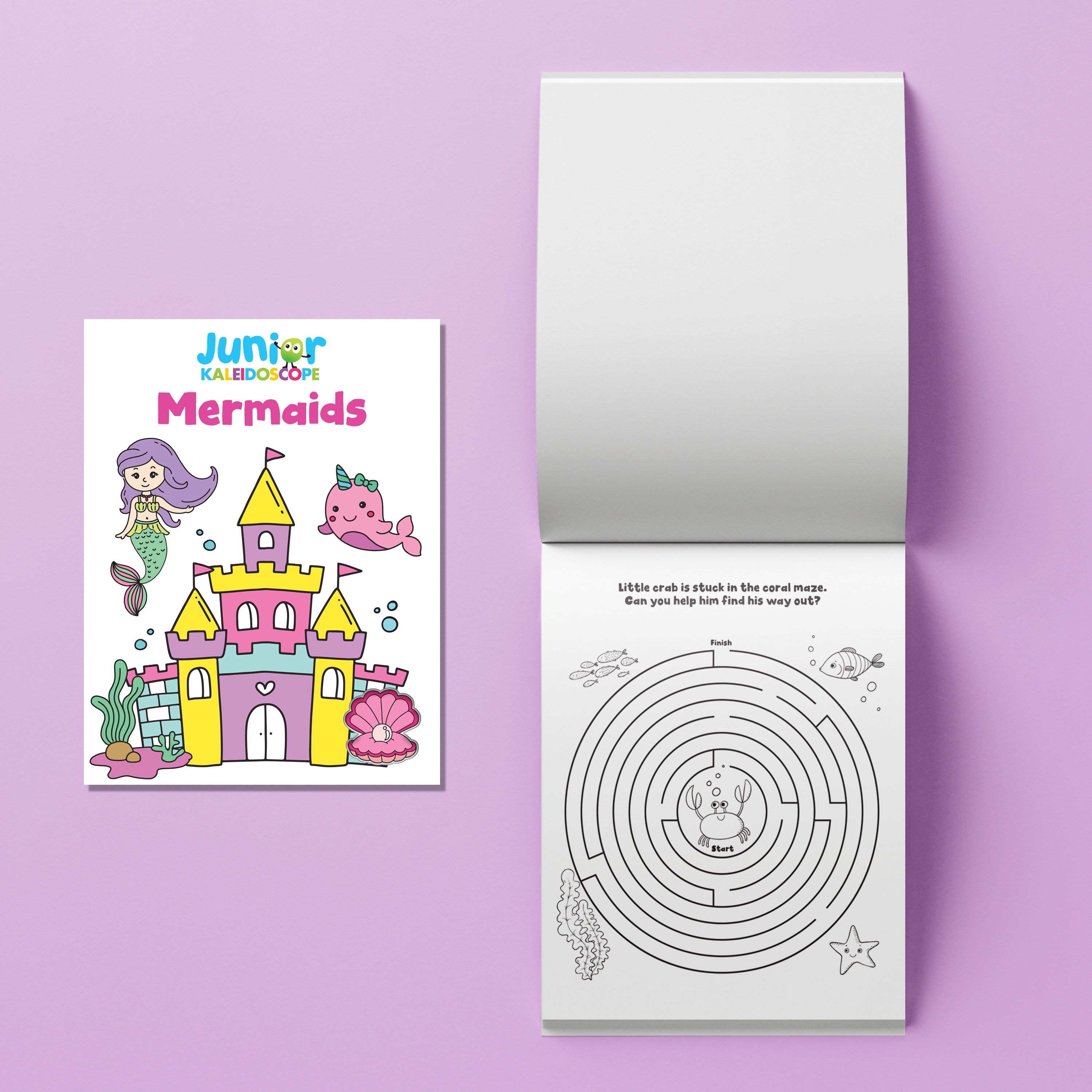 Jr Kaleidoscope Colouring Kit Mermaids