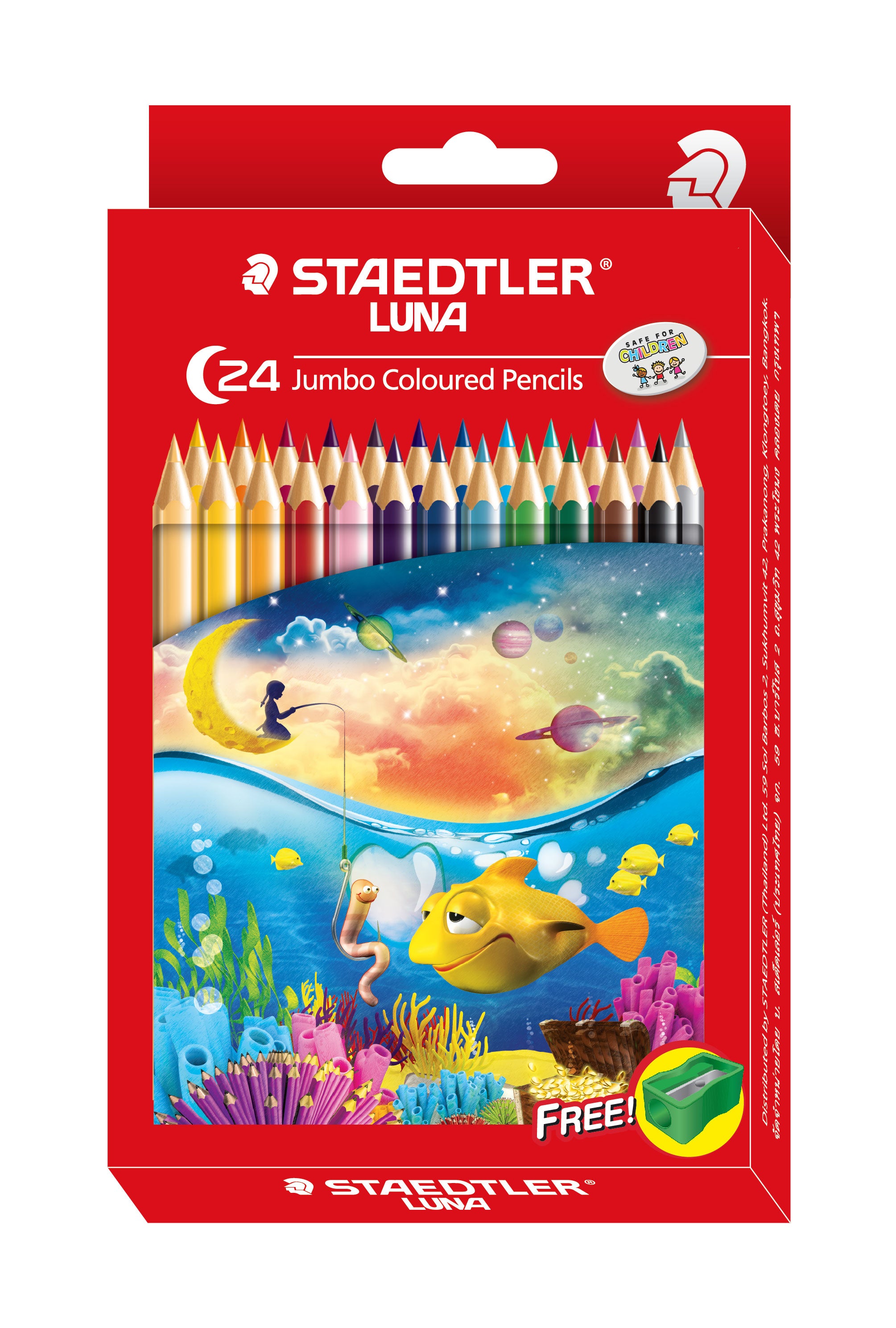 STAEDTLER LUNA Jumbo Color Pencil 24Col-Long 139 C2