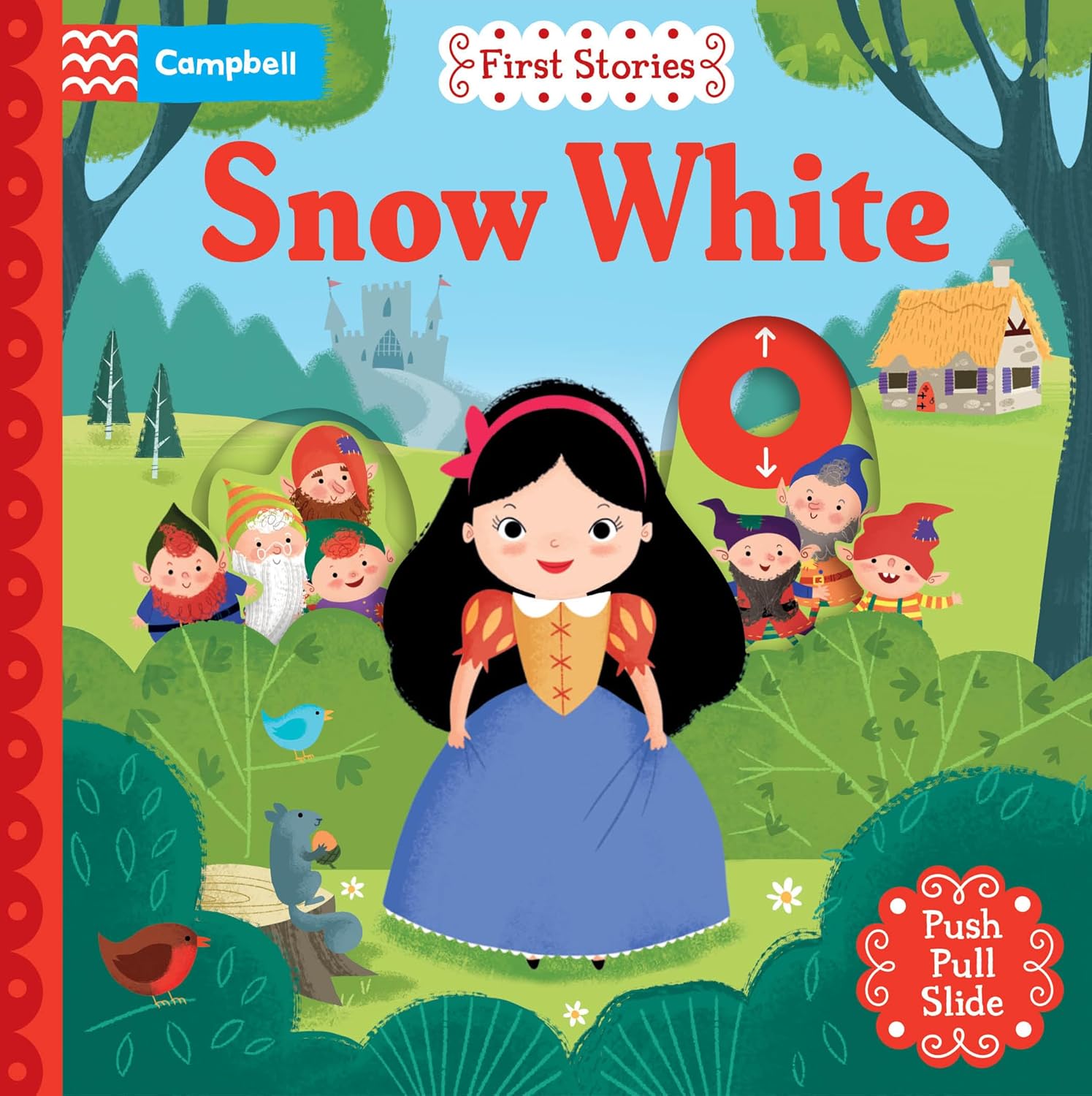 Snow White: A Push, Pull, Slide Book (Campbell First Stories) – Board Book