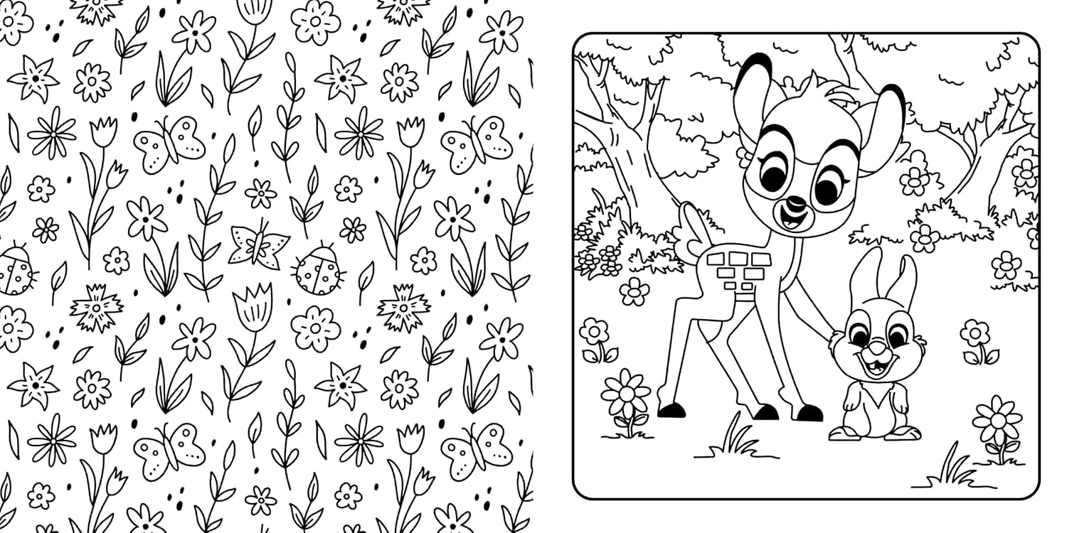 Disney Best Friends: Cosy Colouring (Paperback)