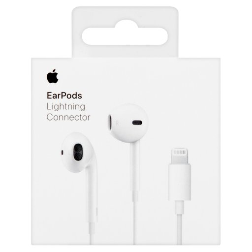 Apple White Lightning Connector EarPods with Lightning Connector Headphone MMTN2AM/a by Apple