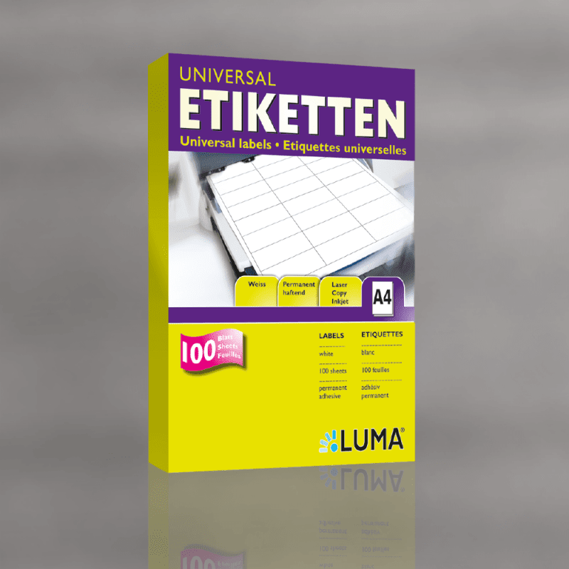 LUMA-ILC 105x37mm, 16/LB, 100/Pkt