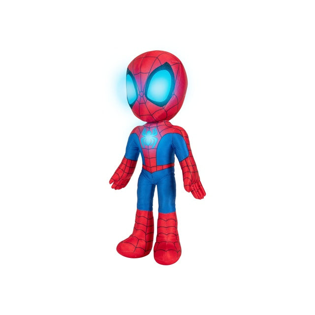 MARVEL SPIDEY AND HIS AMAZING FRIEND FEATURES INTERACTIVE PLUSH GLOW WEBS WITH LIGHTS & SOUNDS